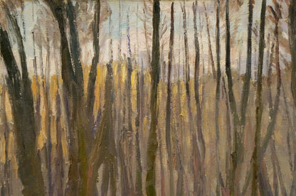 Oil painting The last days of autumn Chernikov Nikolay Vladimirovich