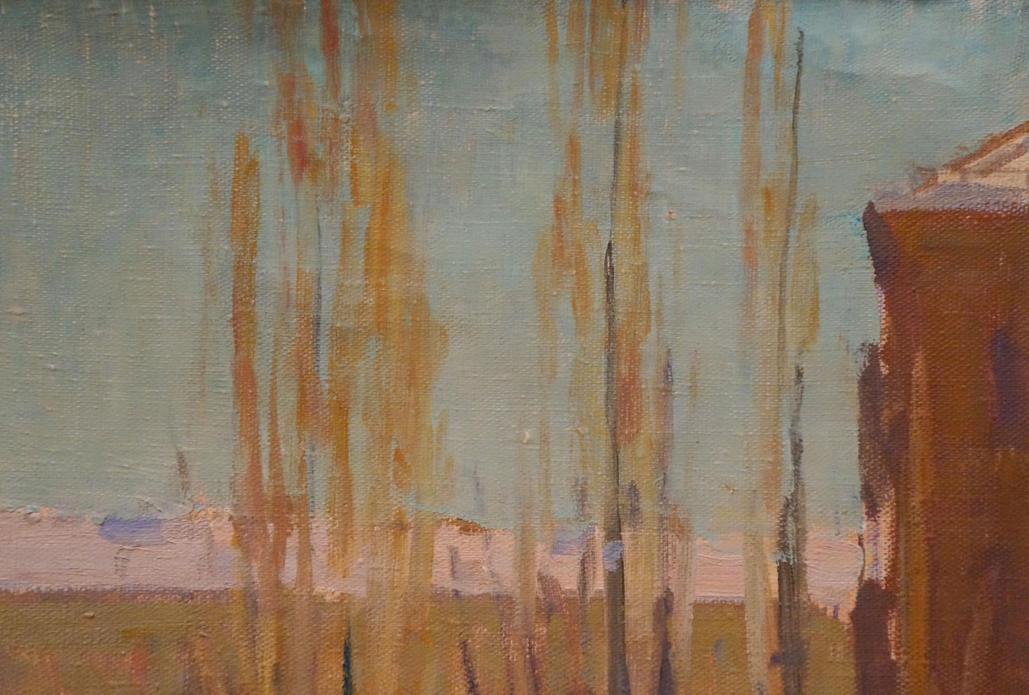 Oil painting Winter landscape Chernikov Nikolay Vladimirovich