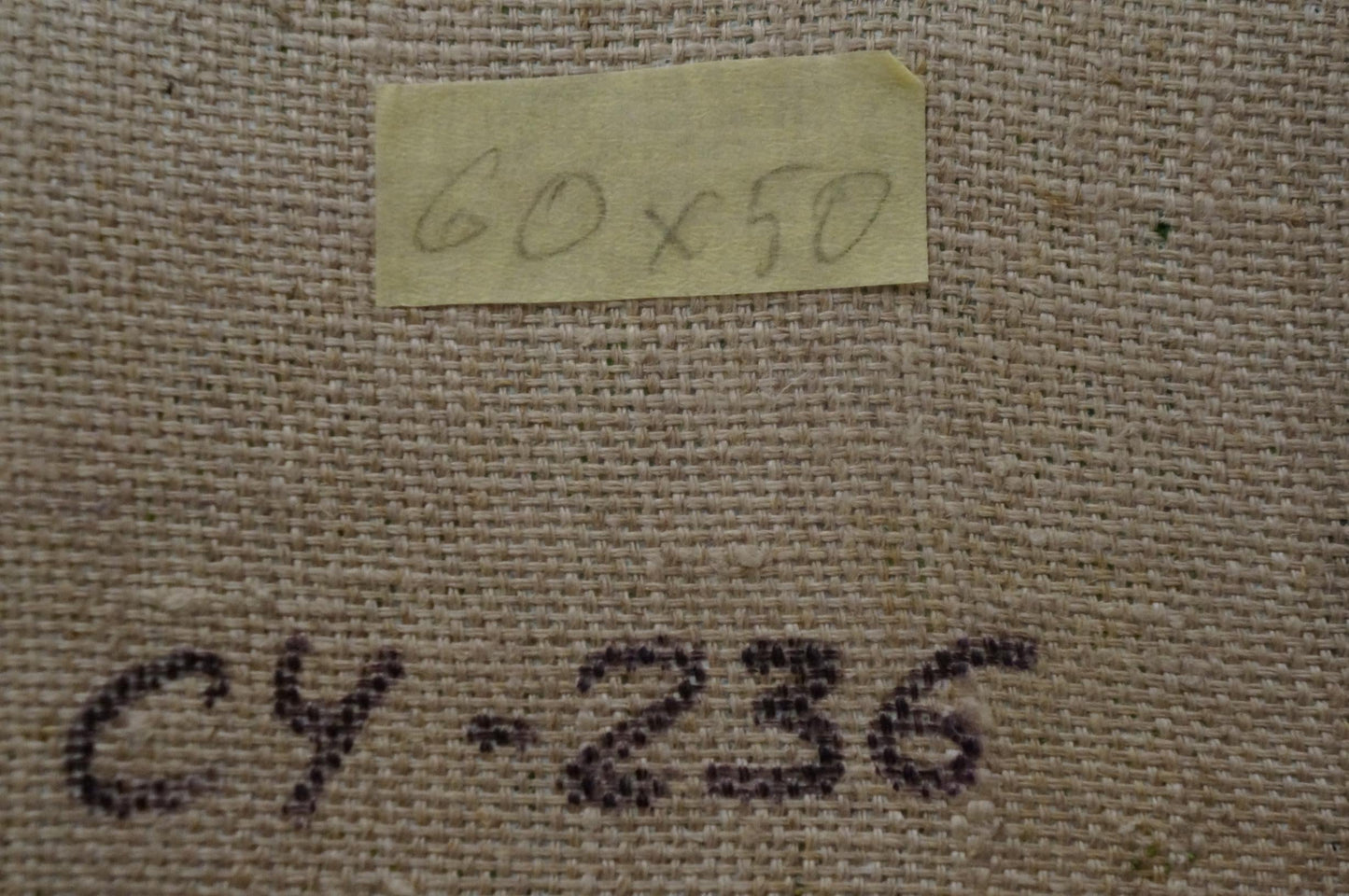 Oil painting Overlooking the courtyard Chernikov Nikolay Vladimirovich