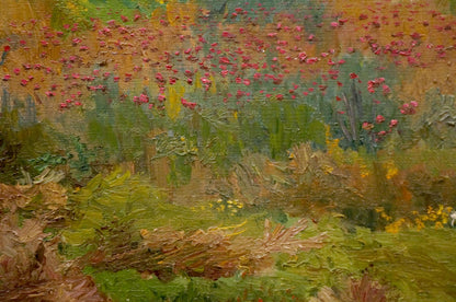 Oil painting Stream near the forest Chernikov Nikolay Vladimirovich