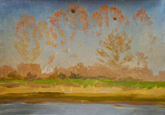 Oil painting Autumn landscape Chernikov Nikolay Vladimirovich