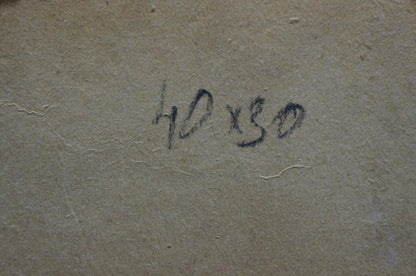 Oil painting In the forest on the outskirts