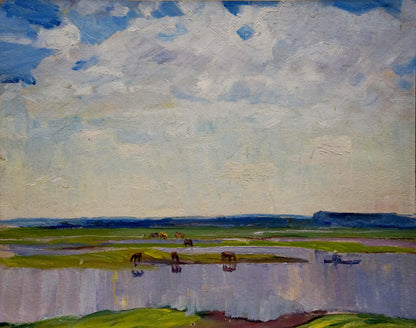 Oil painting Morning has come Beregovaya Zoya Izrailevna