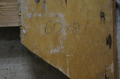 Oil painting Trees are blooming