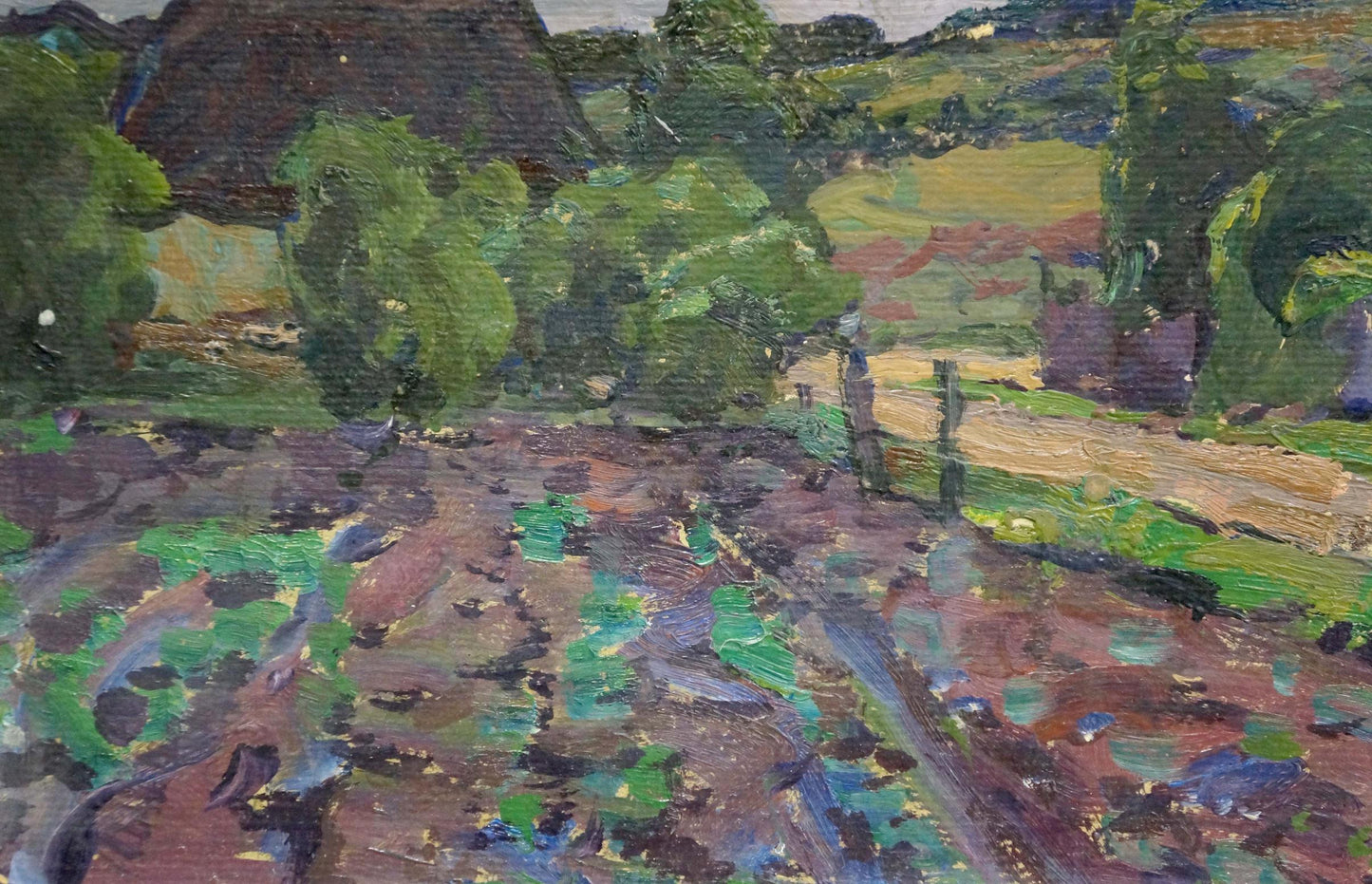 Oil painting Evening in Poltava region Fomin Anatoly Nikiforovich