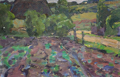 Oil painting Evening in Poltava region Fomin Anatoly Nikiforovich