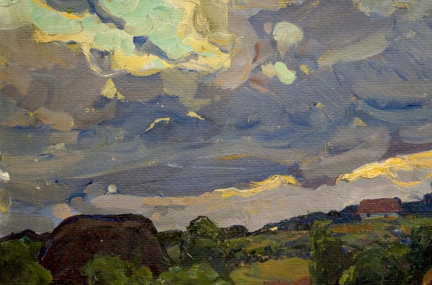 Oil painting Evening in Poltava region Fomin Anatoly Nikiforovich