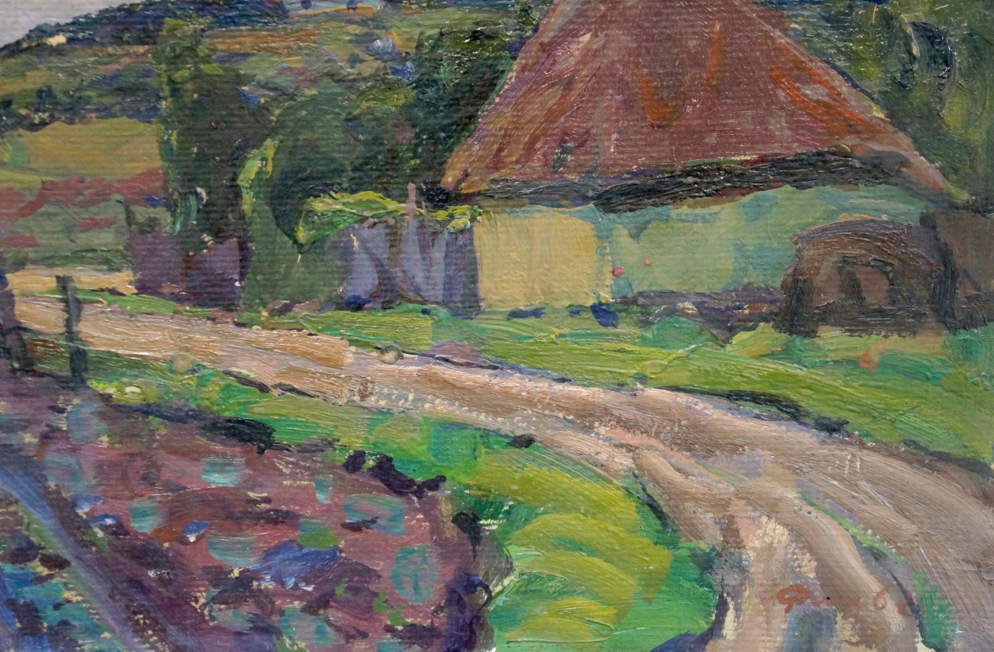 Oil painting Evening in Poltava region Fomin Anatoly Nikiforovich