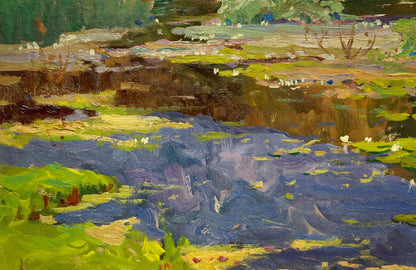 Oil painting Lilies Fomin Anatoly Nikiforovich