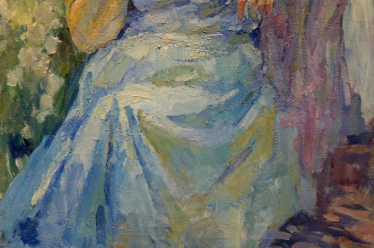 Oil painting Woman in the garden Tytarenko Odarka Anatoliivna
