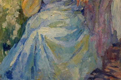 Oil painting Woman in the garden Tytarenko Odarka Anatoliivna