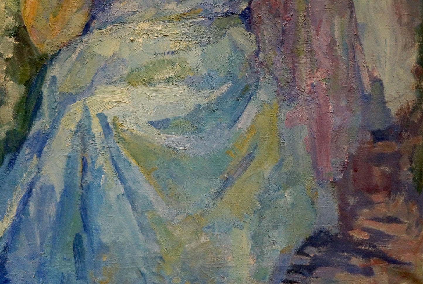 Oil painting Woman in the garden Tytarenko Odarka Anatoliivna