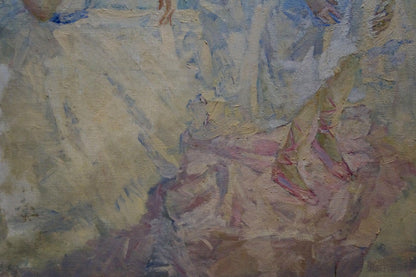 Oil painting Before going on stage Tytarenko Odarka Anatoliivna