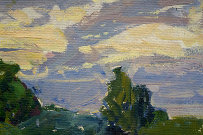 Oil painting At a lake Fomin Anatoly Nikiforovich