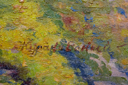 Oil painting Road to town Zhurakovsky Victor Petrovich