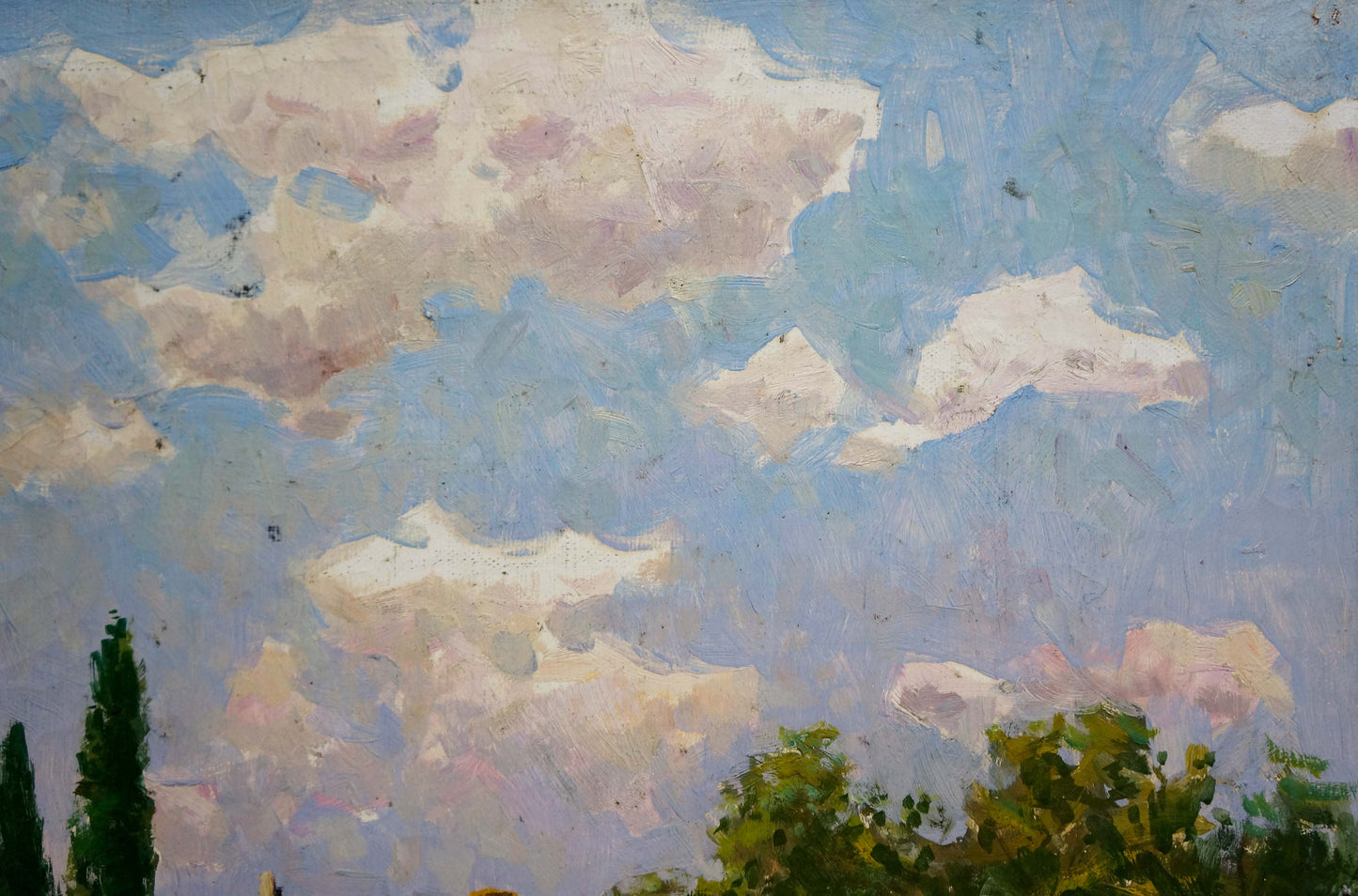 Oil painting Country life