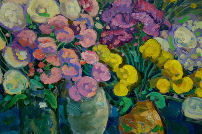Oil painting Flowers Gaiduk Zinaida Kirillovna