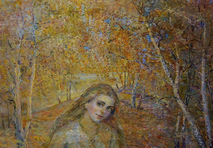 Oil painting Autumn Tytarenko Odarka Anatoliivna
