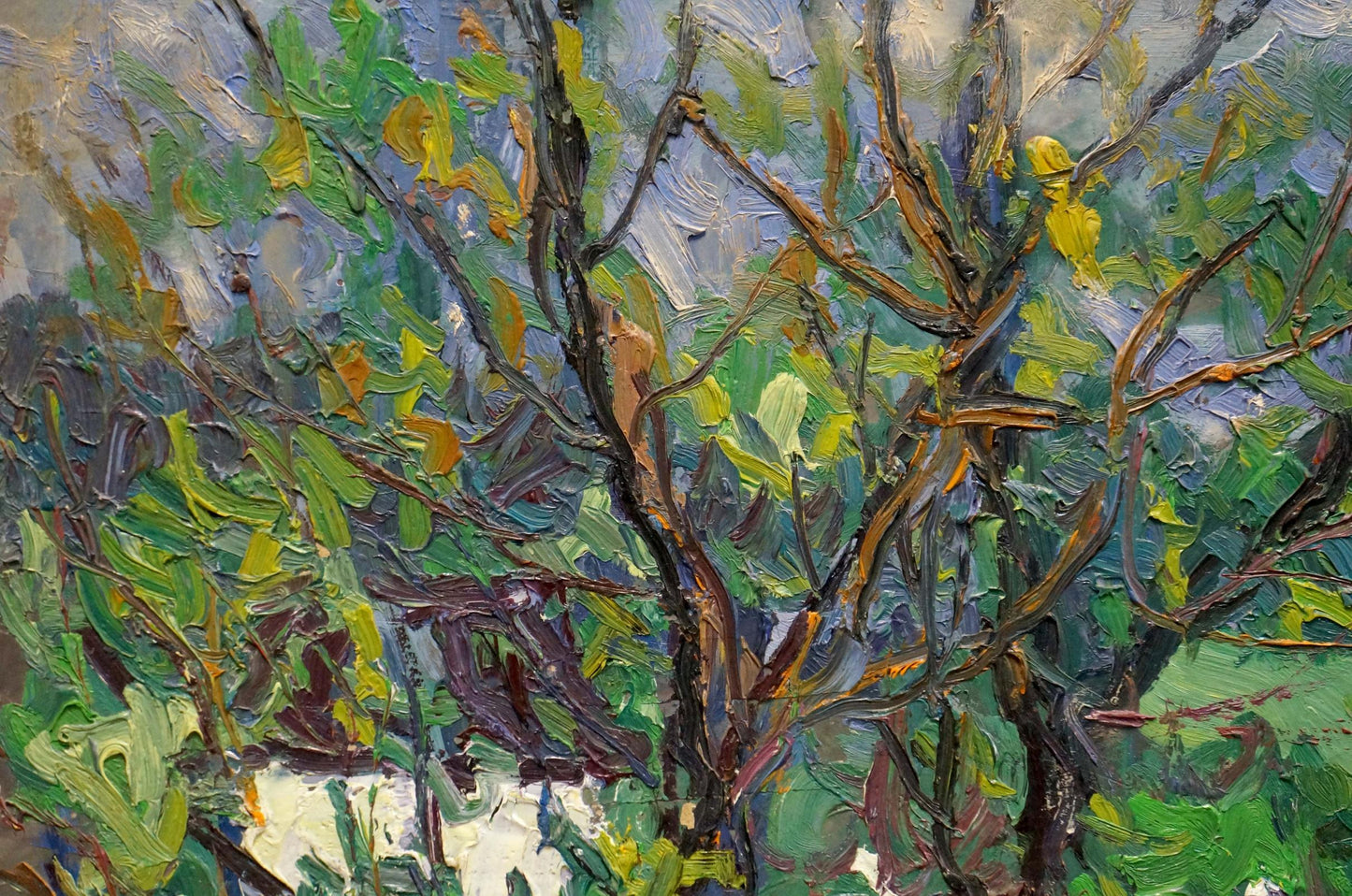 Oil painting Way home Dupliy Sergey Alexandrovich