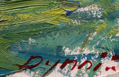 Oil artwork featuring a "Swamp" by Sergey Alexandrovich Dupliy