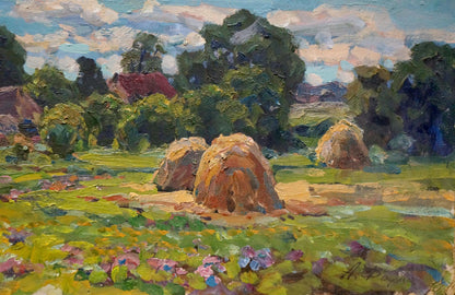 Oil painting Noon Fomin Anatoly Nikiforovich
