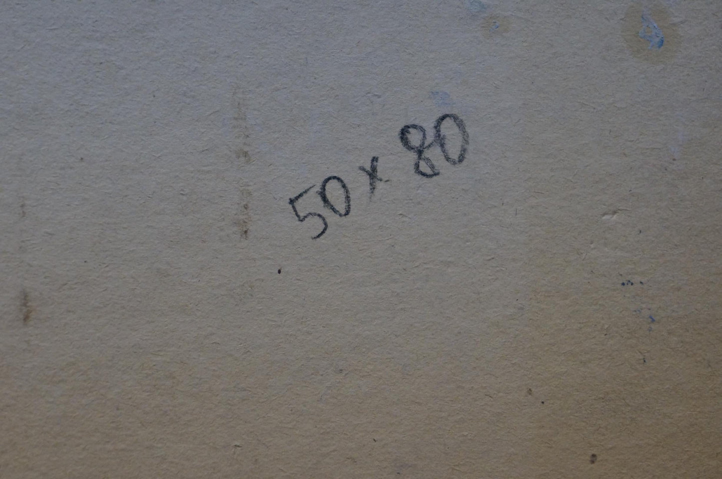 Oil painting Landscape with sunset on a field Unknown artist