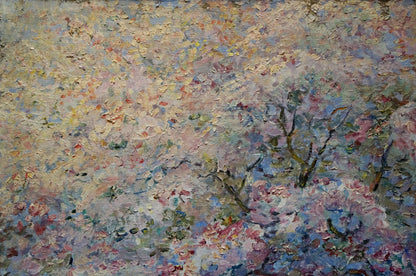 Oil painting Blooming trees Tytarenko Odarka Anatoliivna