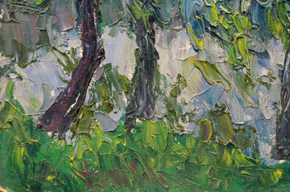 Oil painting Forest landscape Dupliy Sergey Alexandrovich