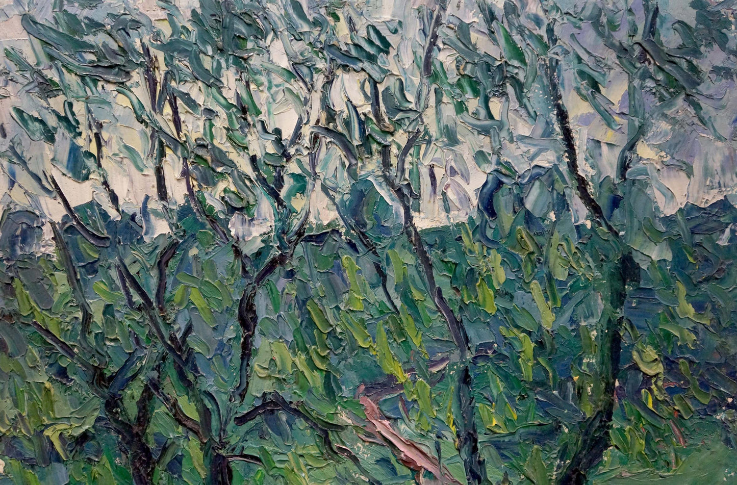 Oil painting Forest landscape Dupliy Sergey Alexandrovich