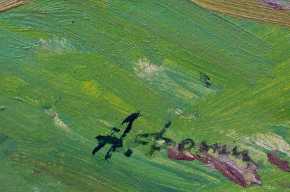 Oil painting Autumn came Fomin Anatoly Nikiforovich