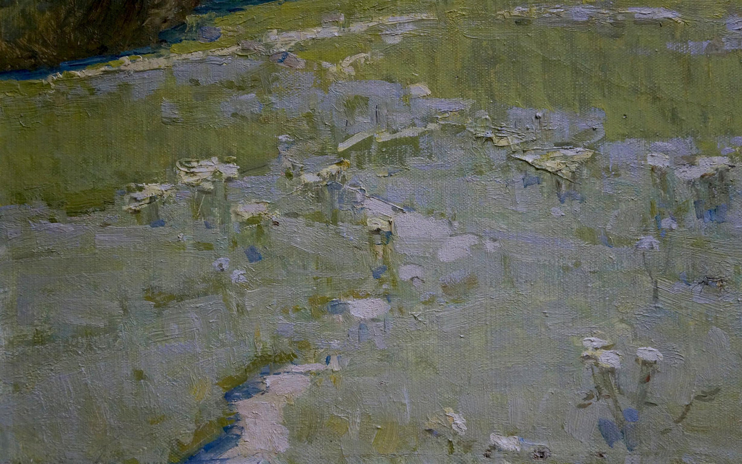 Oil painting Village Filbert Alexander Alexandrovich