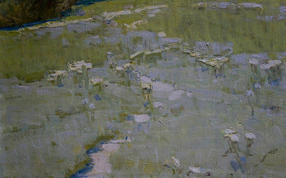 Oil painting Village Filbert Alexander Alexandrovich