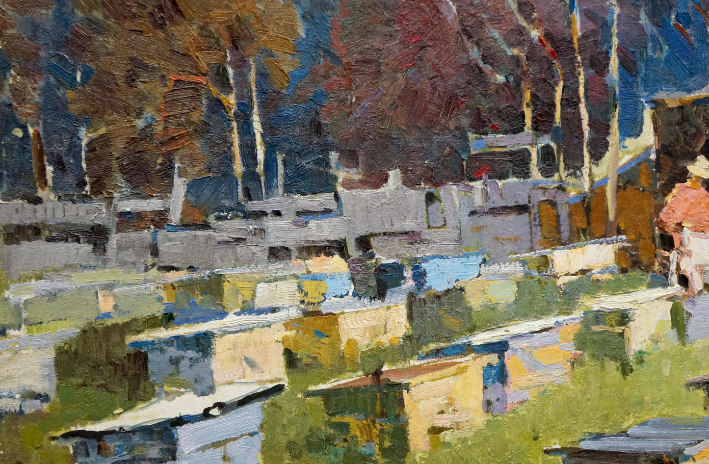 Oil painting Apiary Serbutovsky Andrey Andreevich