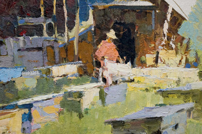 Oil painting Apiary Serbutovsky Andrey Andreevich