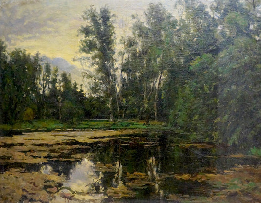 Oil painting Swamp