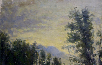 Oil painting Swamp