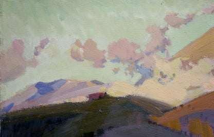 Oil painting The mountains Golubev Vasily Ivanovich