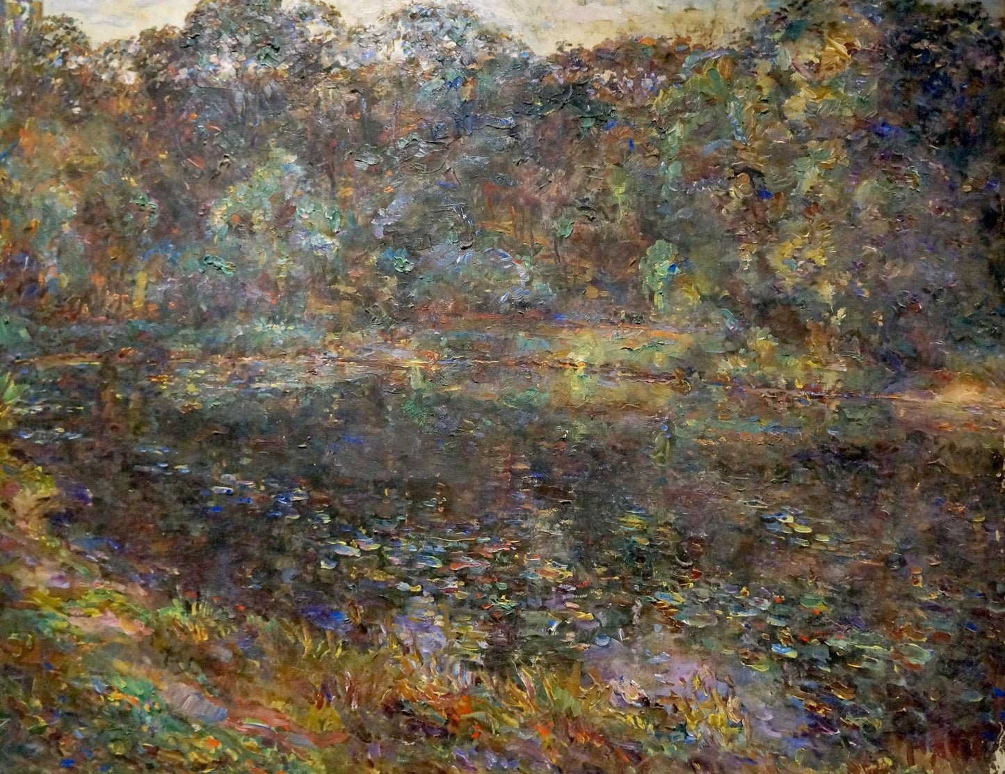 Oil painting It is getting dark Titarenko Maria Anatolyevna