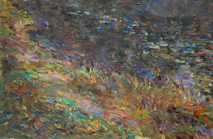 Oil painting It is getting dark Titarenko Maria Anatolyevna