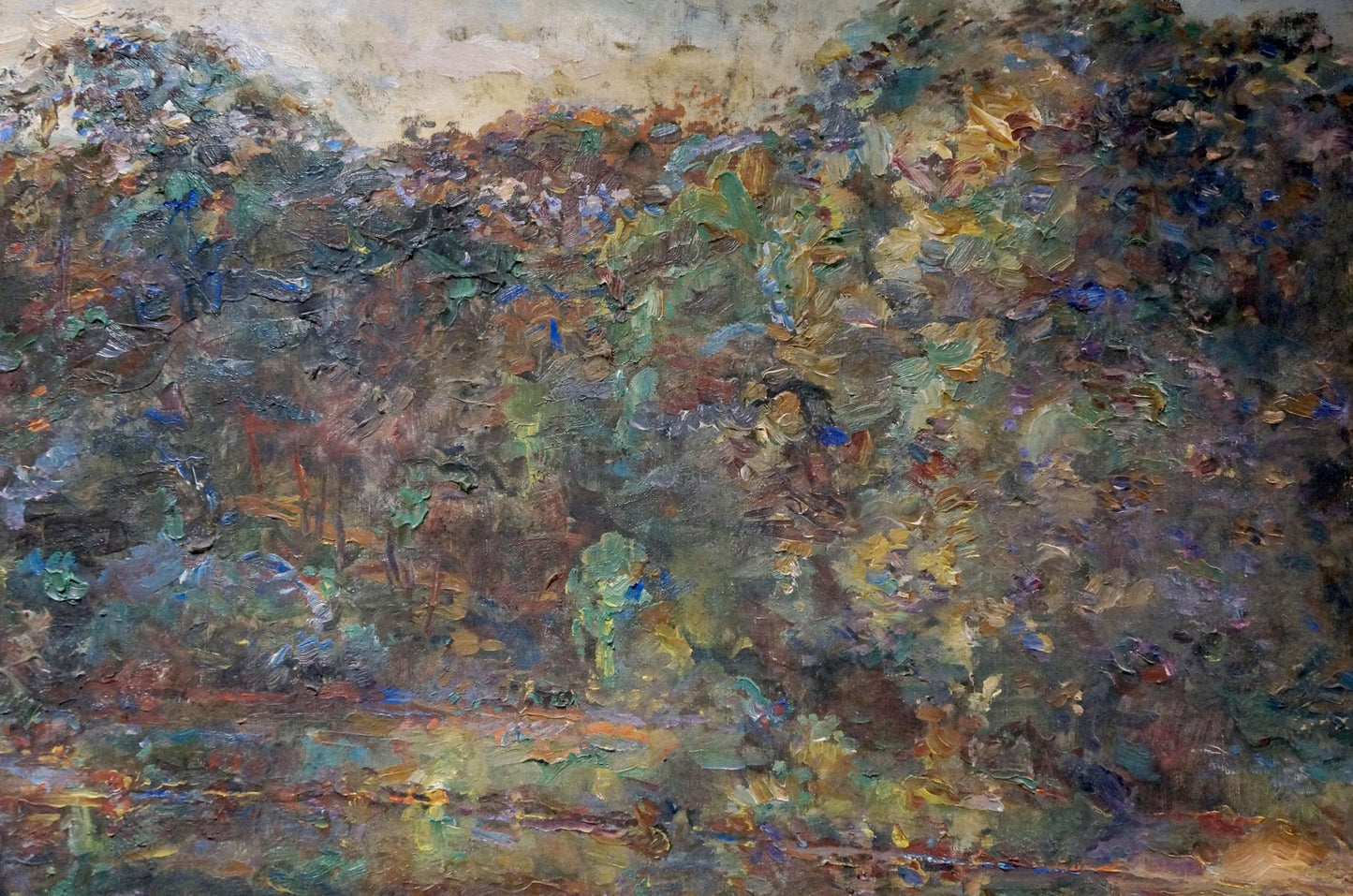 Oil painting It is getting dark Titarenko Maria Anatolyevna