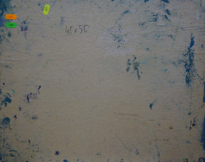 Abstract oil painting Haystacks Sergey Dupliy