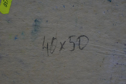 Abstract oil painting Haystacks Sergey Dupliy