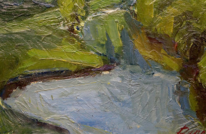 Oil painting Waterfall Dupliy Sergey Alexandrovich