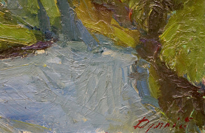 Oil painting Waterfall Dupliy Sergey Alexandrovich