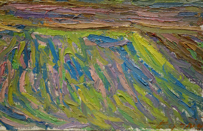 Oil painting Field landscape Dupliy Sergey Alexandrovich