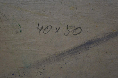 Abstract oil painting Trees bloom Dupliy Sergey Alexandrovich