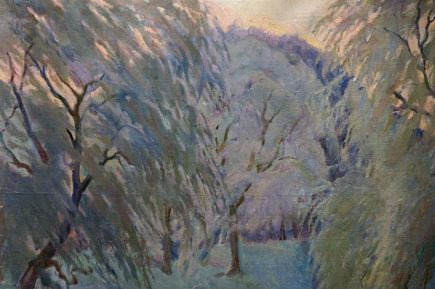 Oil painting Forest pond Tytarenko Odarka Anatoliivna