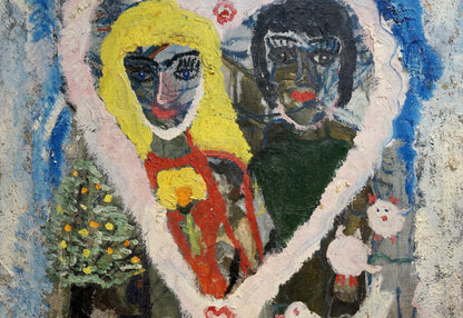 Oil painting Love Valentin Dmitrievich Khrushch