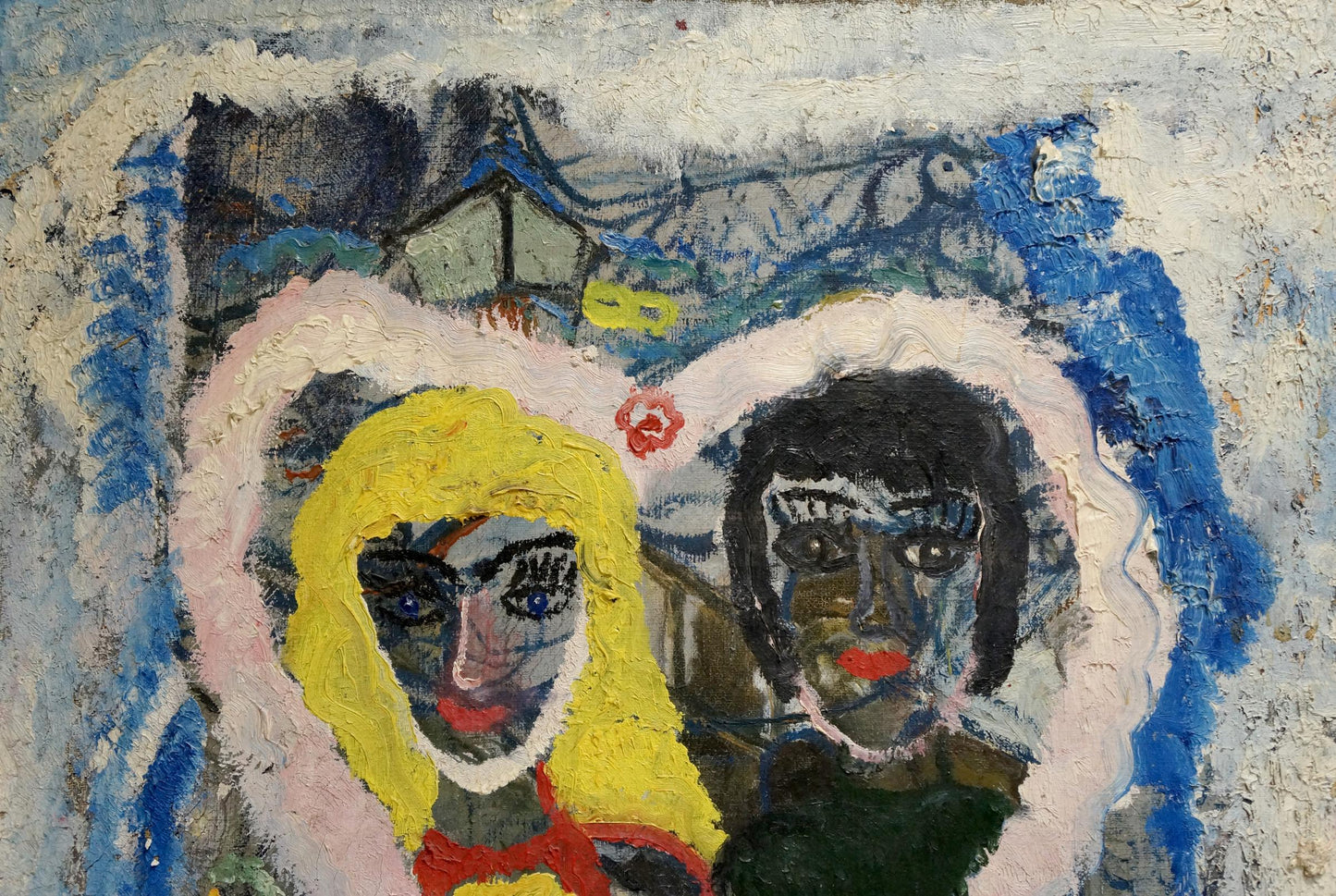 Oil painting Love Valentin Dmitrievich Khrushch