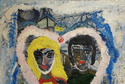 Oil painting Love Valentin Dmitrievich Khrushch